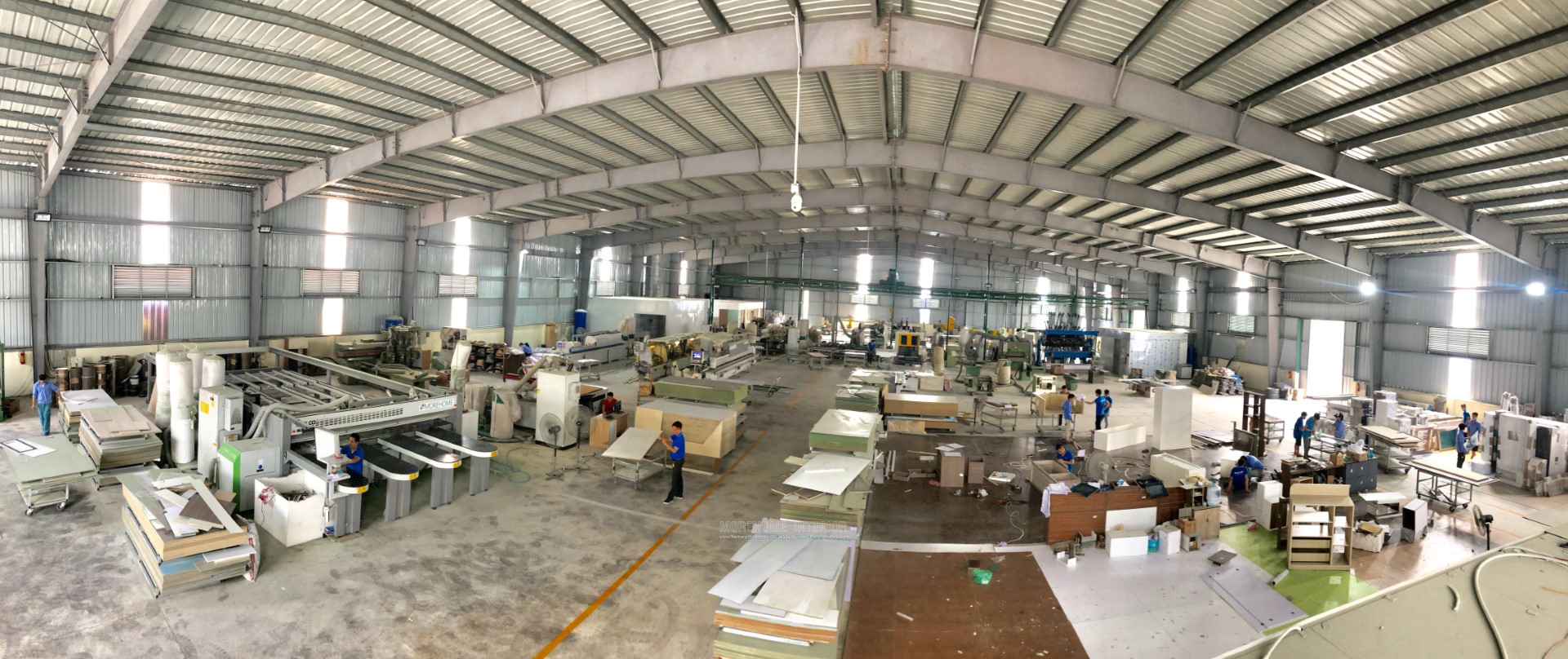 xưởng gỗ thi công nội thất Morehome