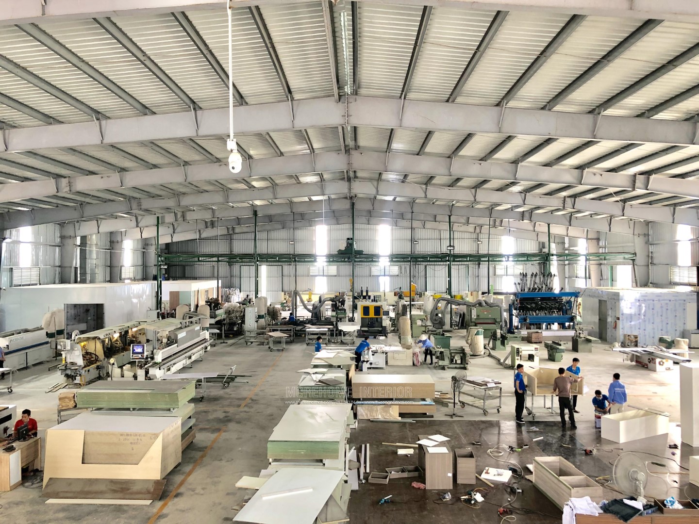 xưởng gỗ thi công nội thất Morehome